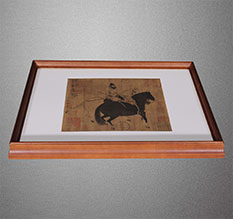 关岭书画装裱配框服务案例